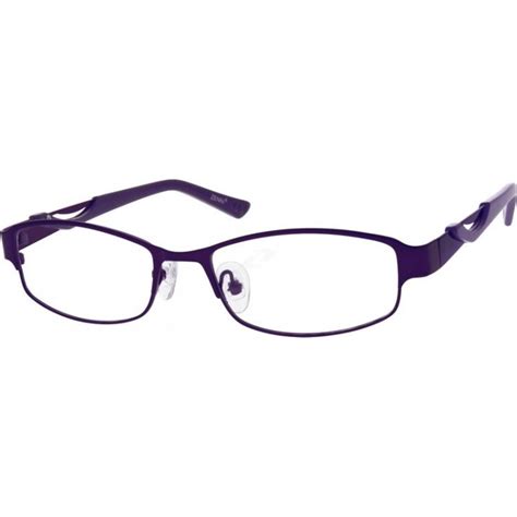 This Full Rim Women S Frame Is Made From Stainless Steel And Has Acetate On The Temple Tips It