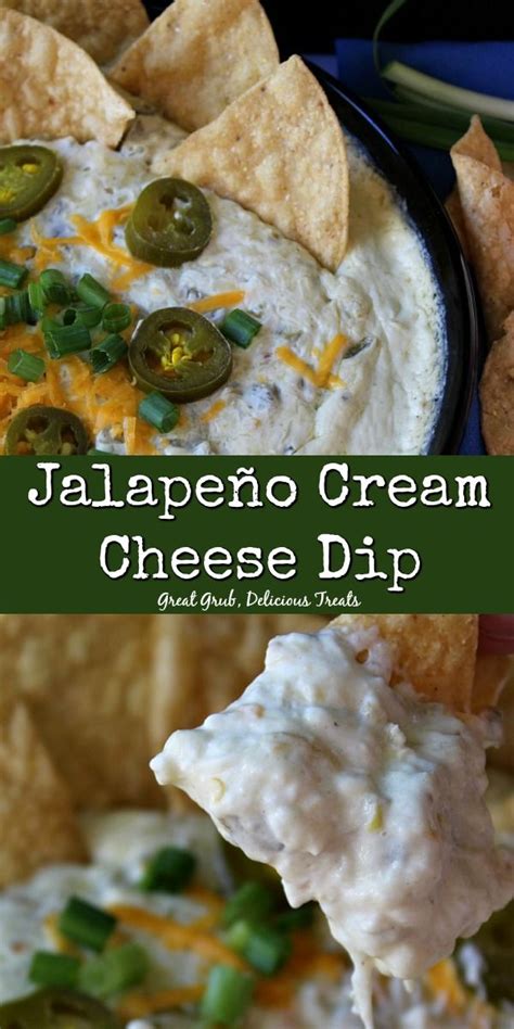 Jalapeño Cream Cheese Dip Jalepeno Recipes Jalapeno