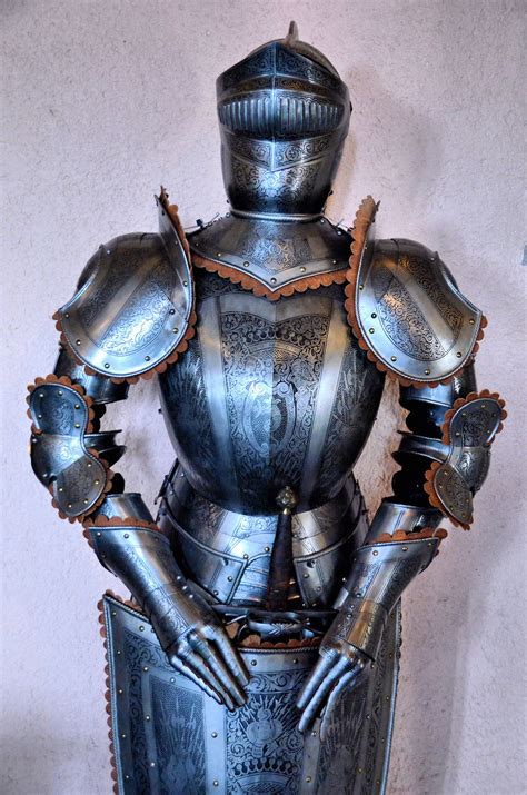 Ornate Suit Of Armor In Vianden Luxembourg Encircle Photos