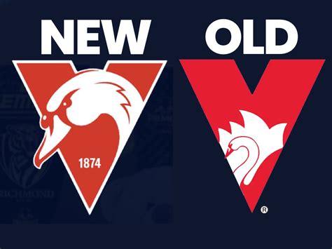 Sydney Swans New Logo Afl Sydney Swans Logo Poster 61x91cm New Aussie