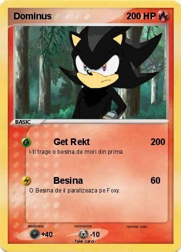 Pokémon Dominus 9 9 Get Rekt My Pokemon Card