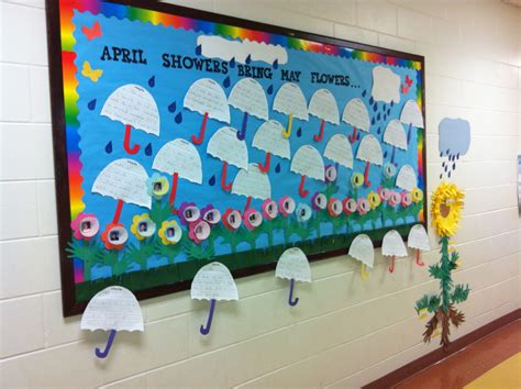 April Showers Bring May Flowers! | Bulletin Boards | Pinterest | April showers, Flower and Showers