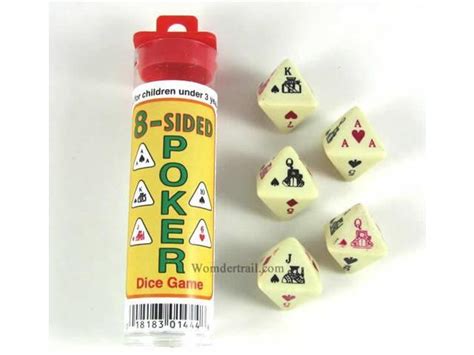 Assume the following dice score by the hero. 8-Sided Poker Dice Game with 5 Dice Travel Tube and Gaming Instructions - Newegg.com