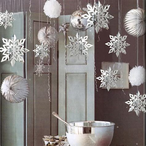 Hanging Snowflakes From Ceiling Snowfalllseveryday