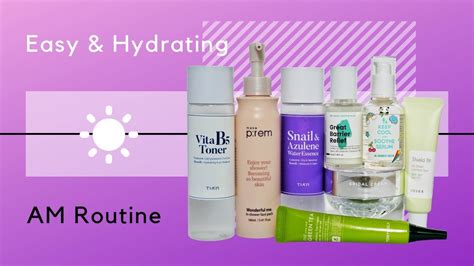 Morning K Beauty Routine Easy And Hydrating Youtube