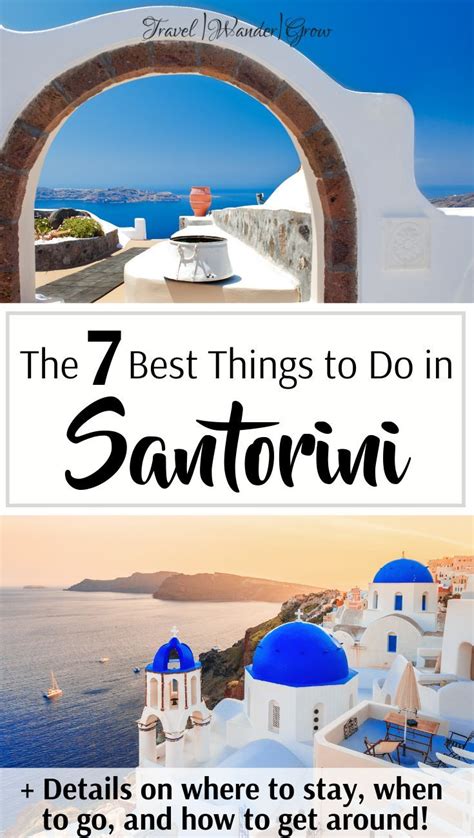 The 7 Best Things To Do On Santorini Island Greek Travel Europe