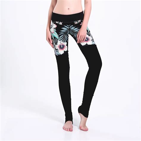 Frecici Extra Long Leggings Flower Printed Sexy Woman Leggings Over The