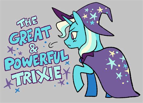 The Great And Powerful Trixie Drawn By Bonsaisonly Bronibooru