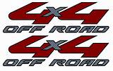 Images of Ford 4x4 Off Road Decals