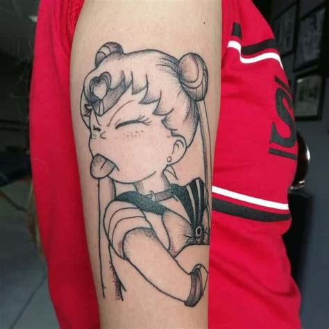 Most artists will blend a hint of another color to help the white ink last longer. Top 50 Best Sailor Moon Tattoos - 2021 Inspiration Guide