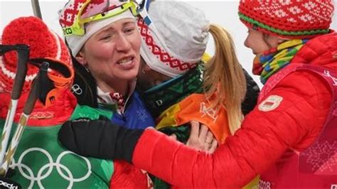 Domracheva vezette sikerre a női váltót - Eurosport