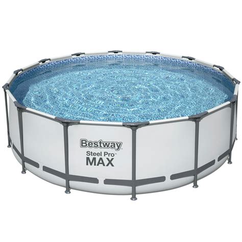 Bestway Steel Pro Max 14 X 4 Foot Above Ground Round Swimming Pool Set