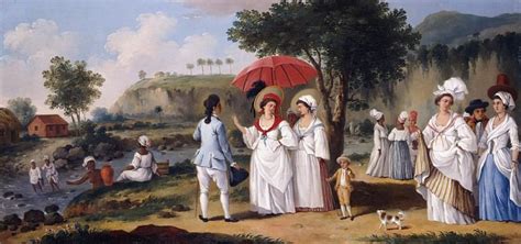 Mulatto Women On The Banks Of The River Roseau Dominica — Agostino Brunias