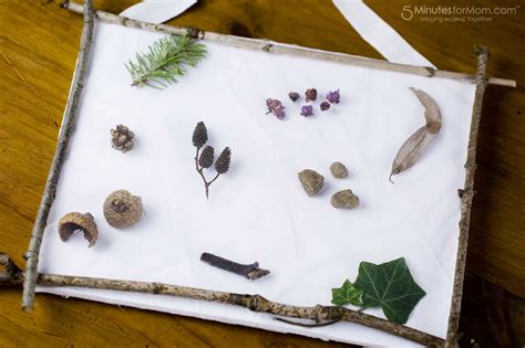 Nature Pocket Art - Beautiful Nature Craft for Kids
