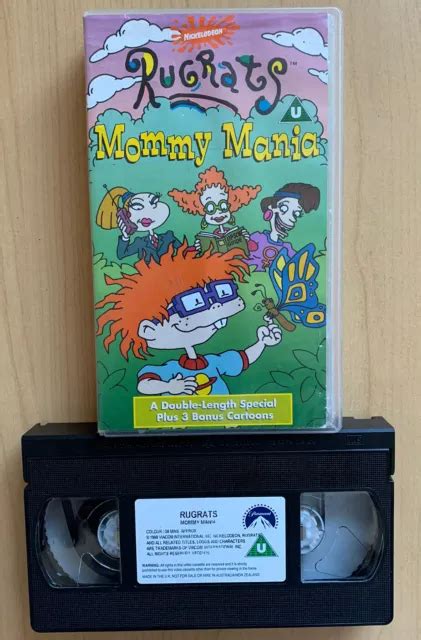 RUGRATS MOMMY MANIA VHS Video Cassette Tape Nickelodeon FAST UK