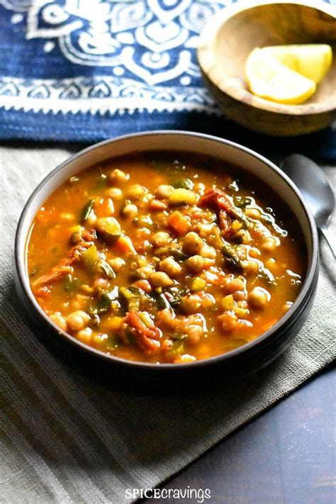 Roast for 20 minutes or until softened and browned. Moroccan Chickpea Soup in Instant Pot | Recipe | Moroccan ...