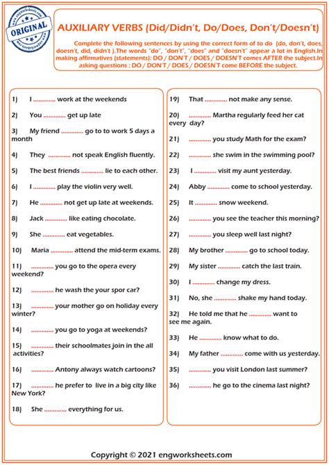 Pin On Esl Printable Grammar Worksheets And Exercises