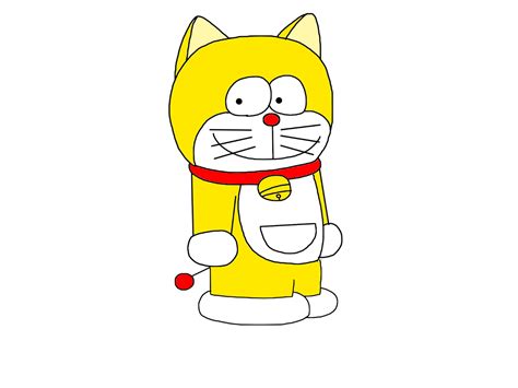 Yellow Doraemon With Ears By Marcospower1996 On Deviantart