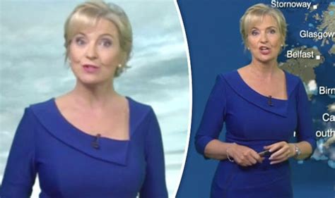 Carol Kirkwood Inundated With Compliments As She Stuns In Striking Curve Hugging Dress