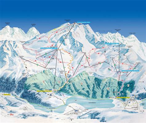 St Moritz Corvatsch Piste Map Ontheworldmap Com