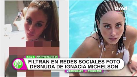 Filtran foto desnuda de Ignacia Michelson en redes sociales y confirmó