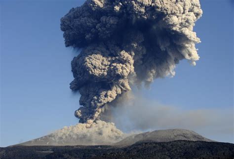 Japans James Bond Volcano Erupts In A Spectacular Display Of Fire