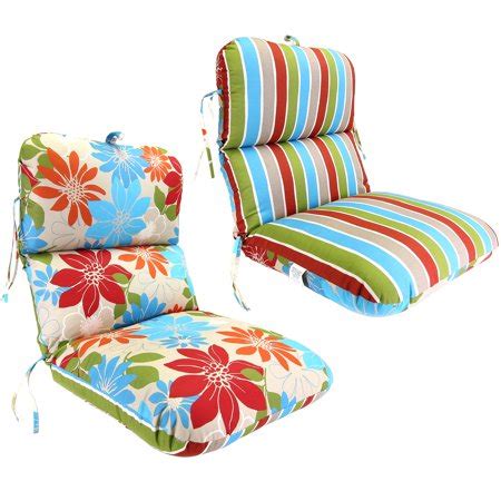 Use them to tie the cushion to the chair at the spindles. Reversible Deluxe Outdoor Chair Cushion, - Walmart.com