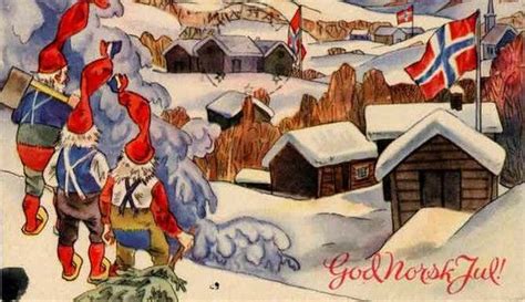 Nordic Thoughts Vintage Norwegian Christmas Postcards Norway