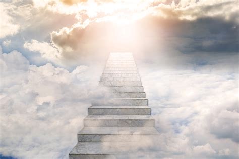천국으로가는 계단 개념 종교 배경 천국에 대한 스톡 사진 및 기타 이미지 천국 계단 하늘 Istock