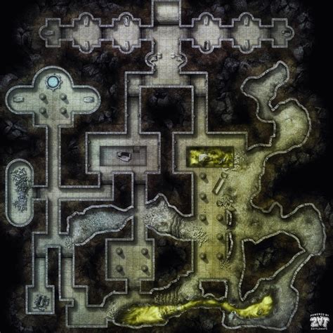 Art Free 50x50 Battlemap Infested Dwarven Tombs Dnd Dungeon Maps
