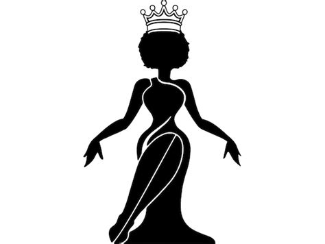 Black Woman Nubian Princess Queen Afro Hair Beautiful African