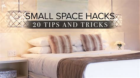 design hacks 20 tips to make a small space look bigger julie khuu youtube