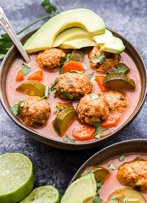 Mexican Meatball Soup Recipe Runner