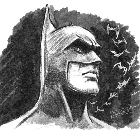 batman sketches drawings