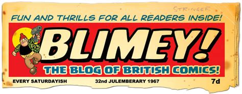 Blimey The Blog Of British Comics Chris Weston Cover To Retailer
