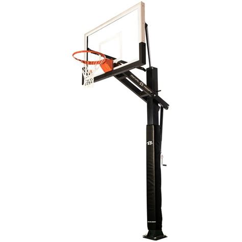 Ryval Hoops X660 60 Inch Arena View Tempered Glass Backboard In Ground