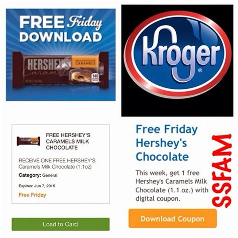 Free Hersheys Caramels Milk Chocolate ~ Kroger