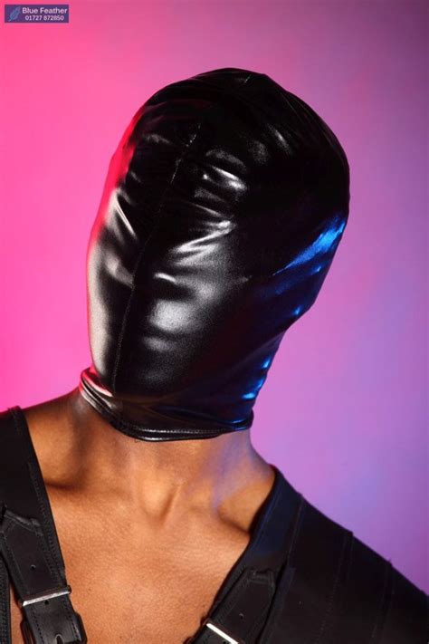 Pvc Lycra Hood Sensory Deprivation Bdsm Hood Submissive Etsy