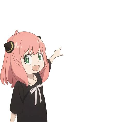 Anya Pointing Blank Template Imgflip