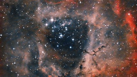 Download Wallpaper 1920x1080 Rosette Nebula Nebula Galaxy Stars