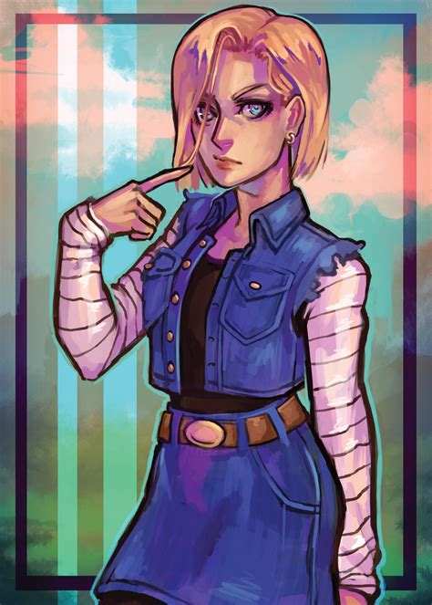 Android 18 Fanart By Mooshihead On Deviantart