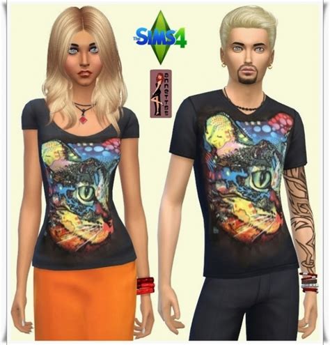 The Mountain Shirts At Annetts Sims 4 Welt Sims 4 Updates