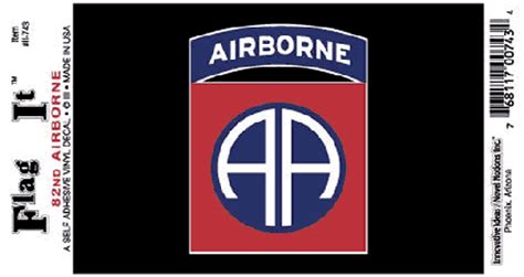 82nd Airborne Patch Sticker