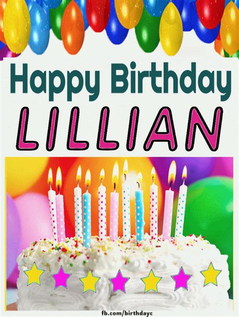 Happy Birthday Lillian Images 