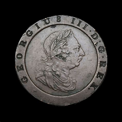 Great Britain George Iii Huge Copper Cartwheel Penny 1797