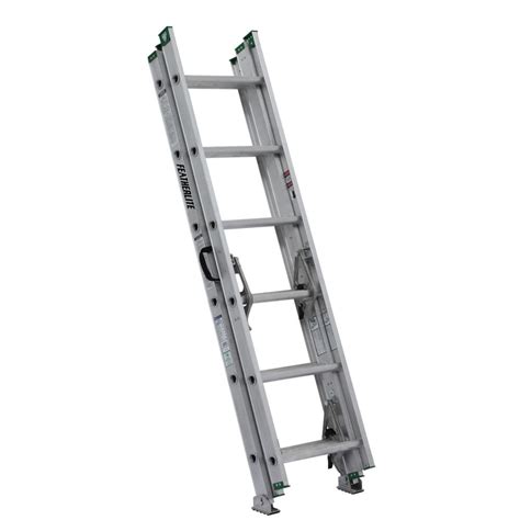 Featherlite Aluminum Compact Extension Ladder 16 Feet Grade Ii The
