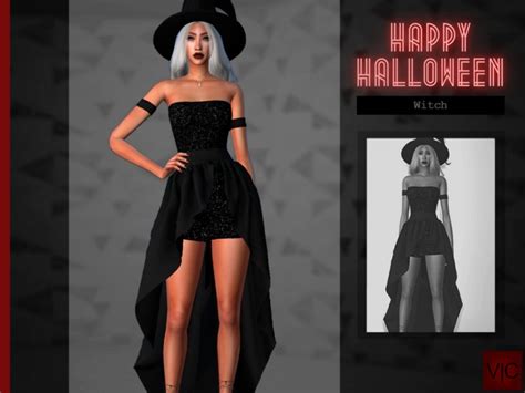 Witch Halloween Vi Outfit By Viy Sims At Tsr Sims 4 Updates