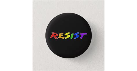 Resist Pinback Button