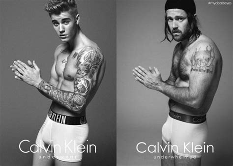 Hipsters Recreate Justin Bieber S Calvin Klein Photo Shoot Celebrities