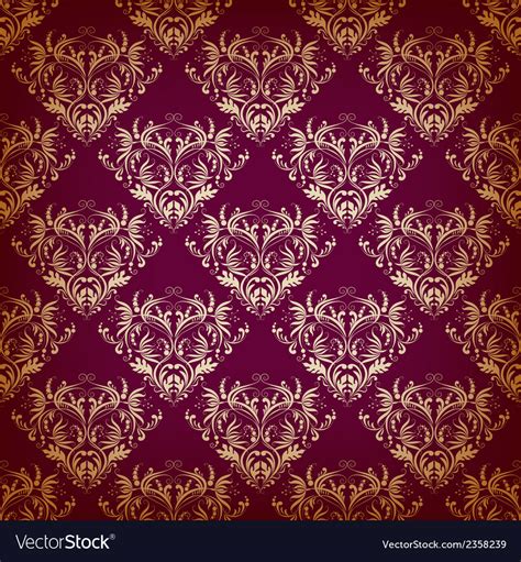 Seamless Pattern In Victorian Style Royalty Free Vector